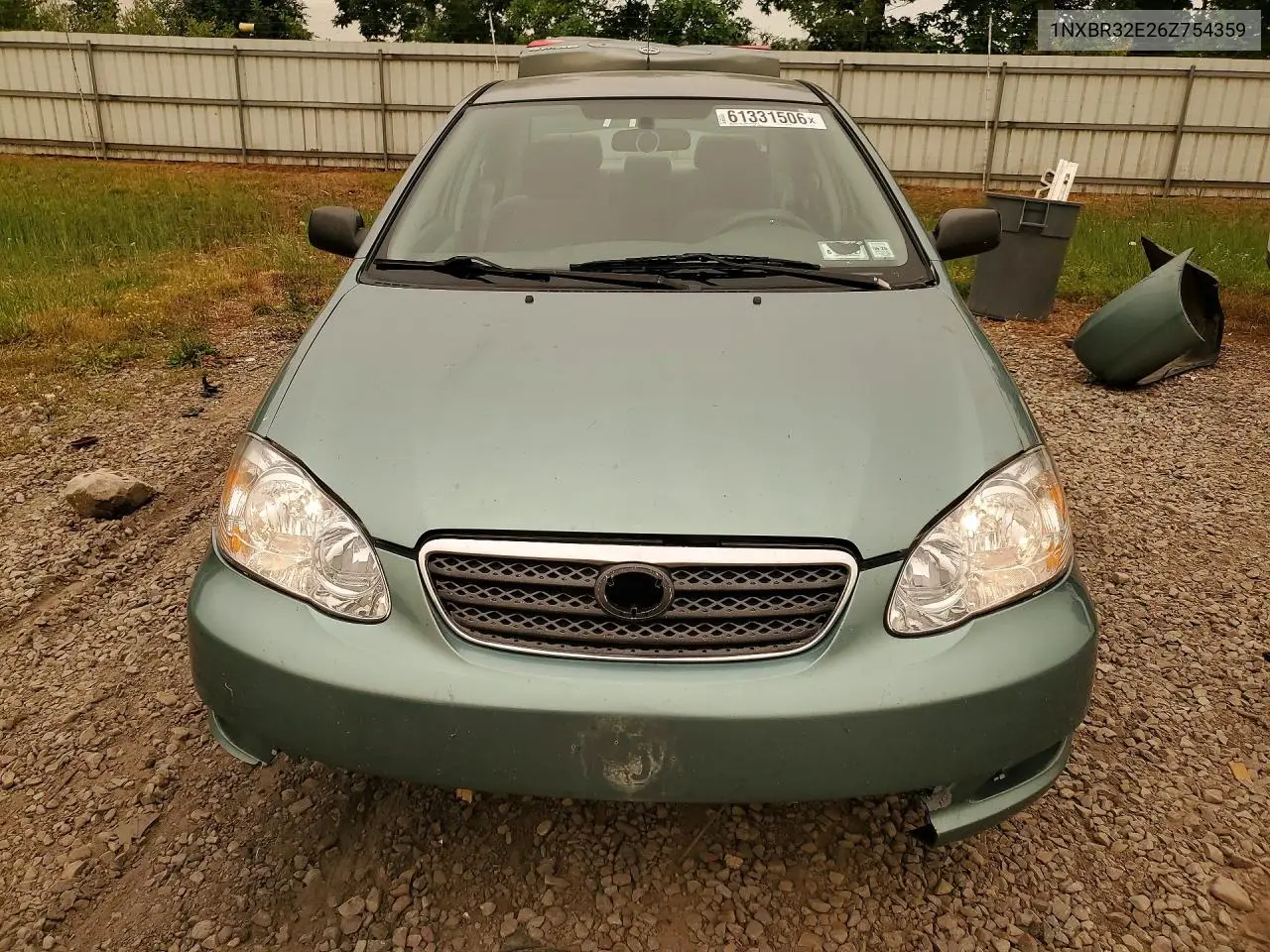 2006 Toyota Corolla Ce VIN: 1NXBR32E26Z754359 Lot: 61331506