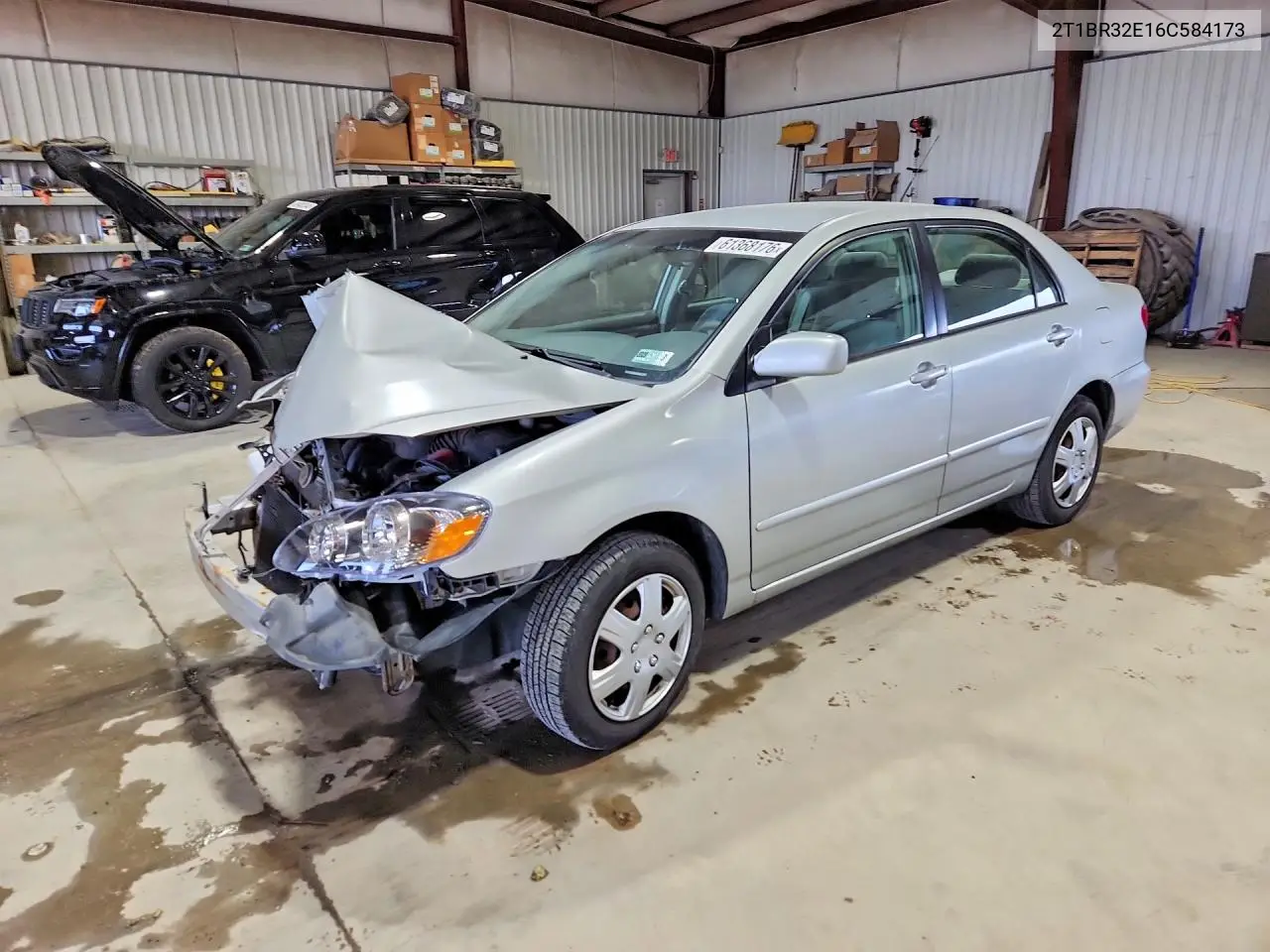 2006 Toyota Corolla Le VIN: 2T1BR32E16C584173 Lot: 61368176