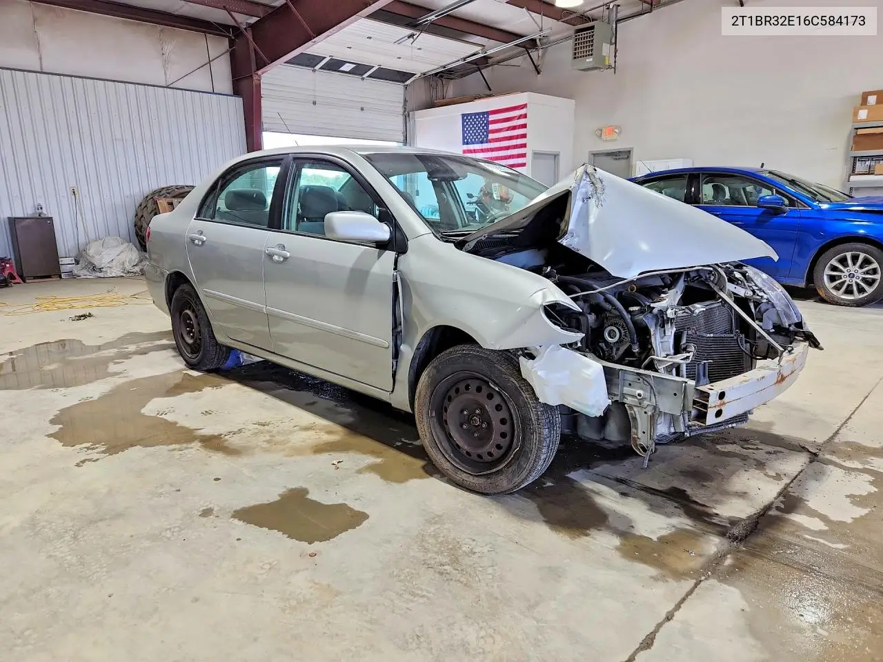 2006 Toyota Corolla Le VIN: 2T1BR32E16C584173 Lot: 61368176