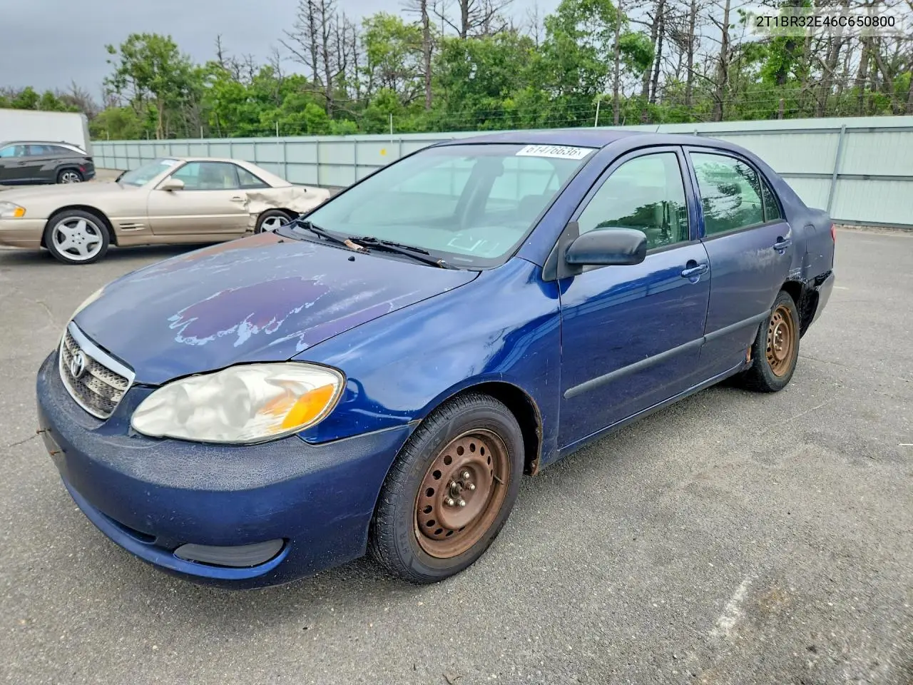2006 Toyota Corolla Ce VIN: 2T1BR32E46C650800 Lot: 61476636