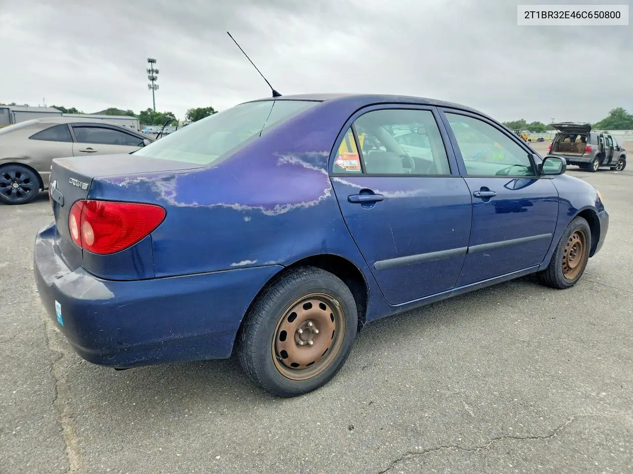 2006 Toyota Corolla Ce VIN: 2T1BR32E46C650800 Lot: 61476636