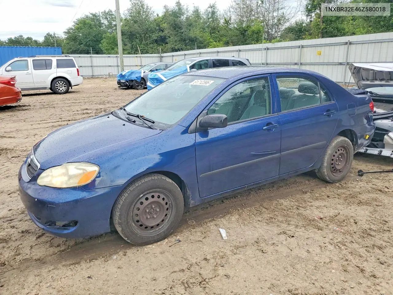 2006 Toyota Corolla Ce VIN: 1NXBR32E46Z580018 Lot: 61712396
