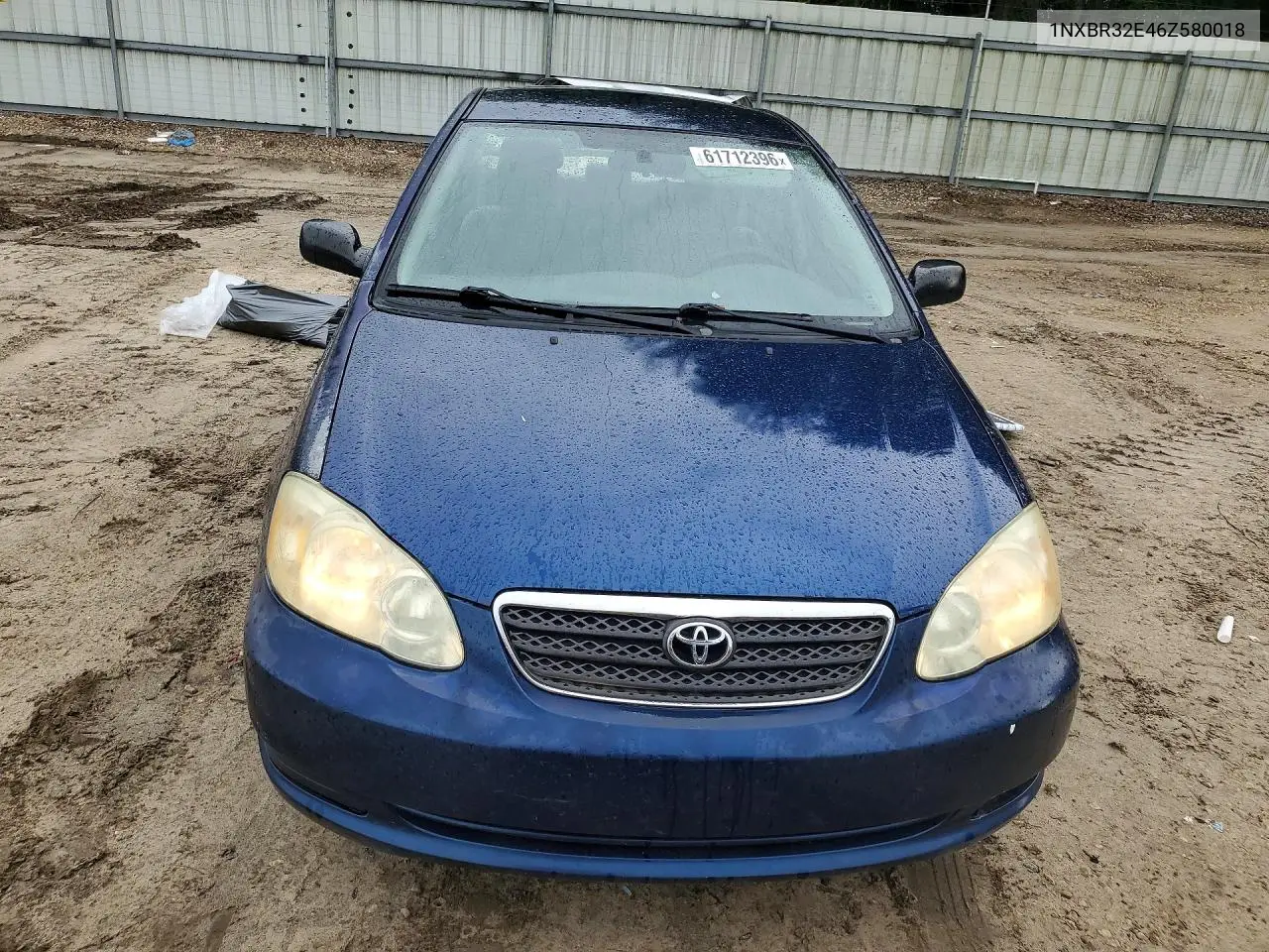 2006 Toyota Corolla Ce VIN: 1NXBR32E46Z580018 Lot: 61712396