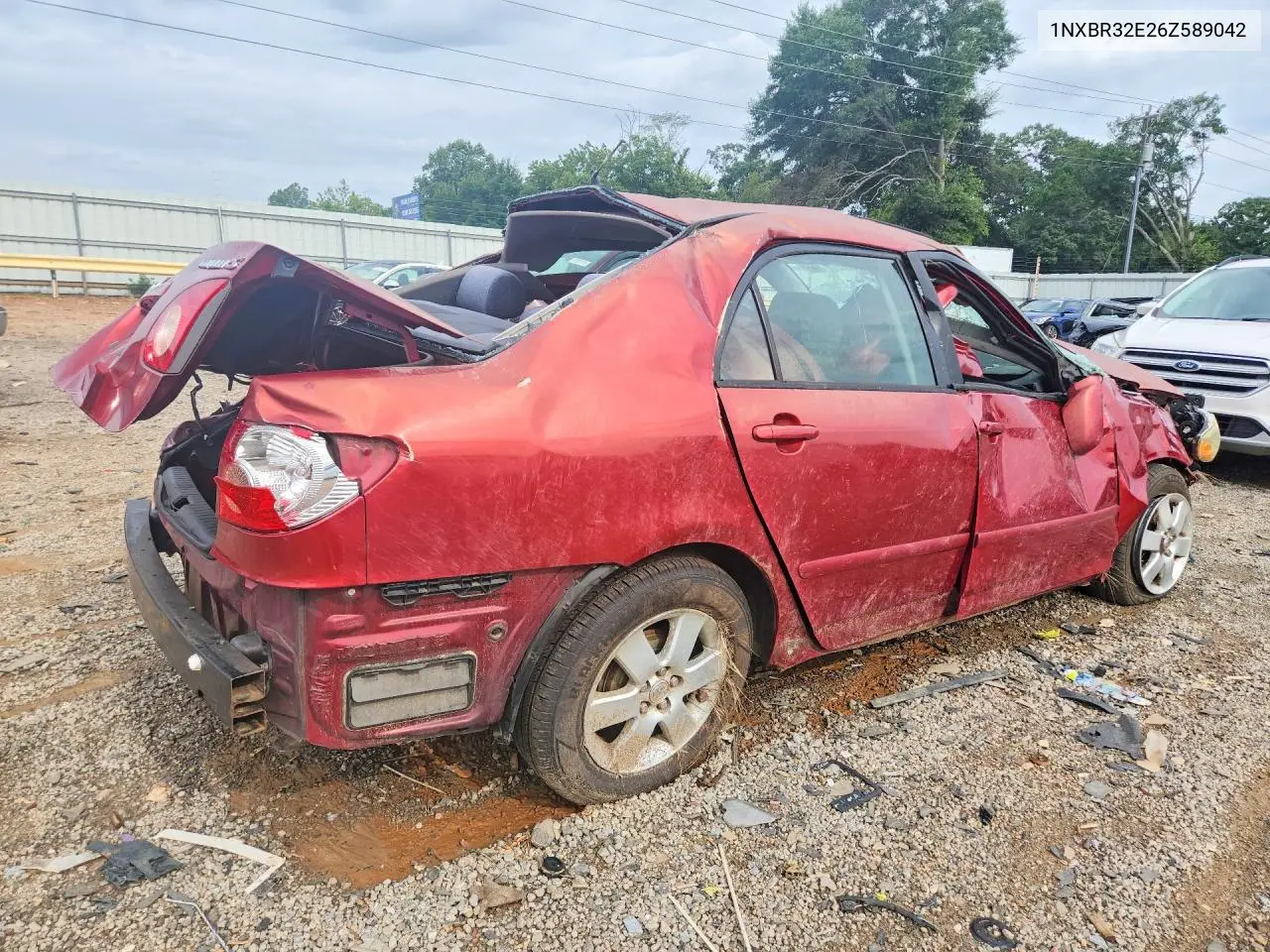 2006 Toyota Corolla S VIN: 1NXBR32E26Z589042 Lot: 61744326