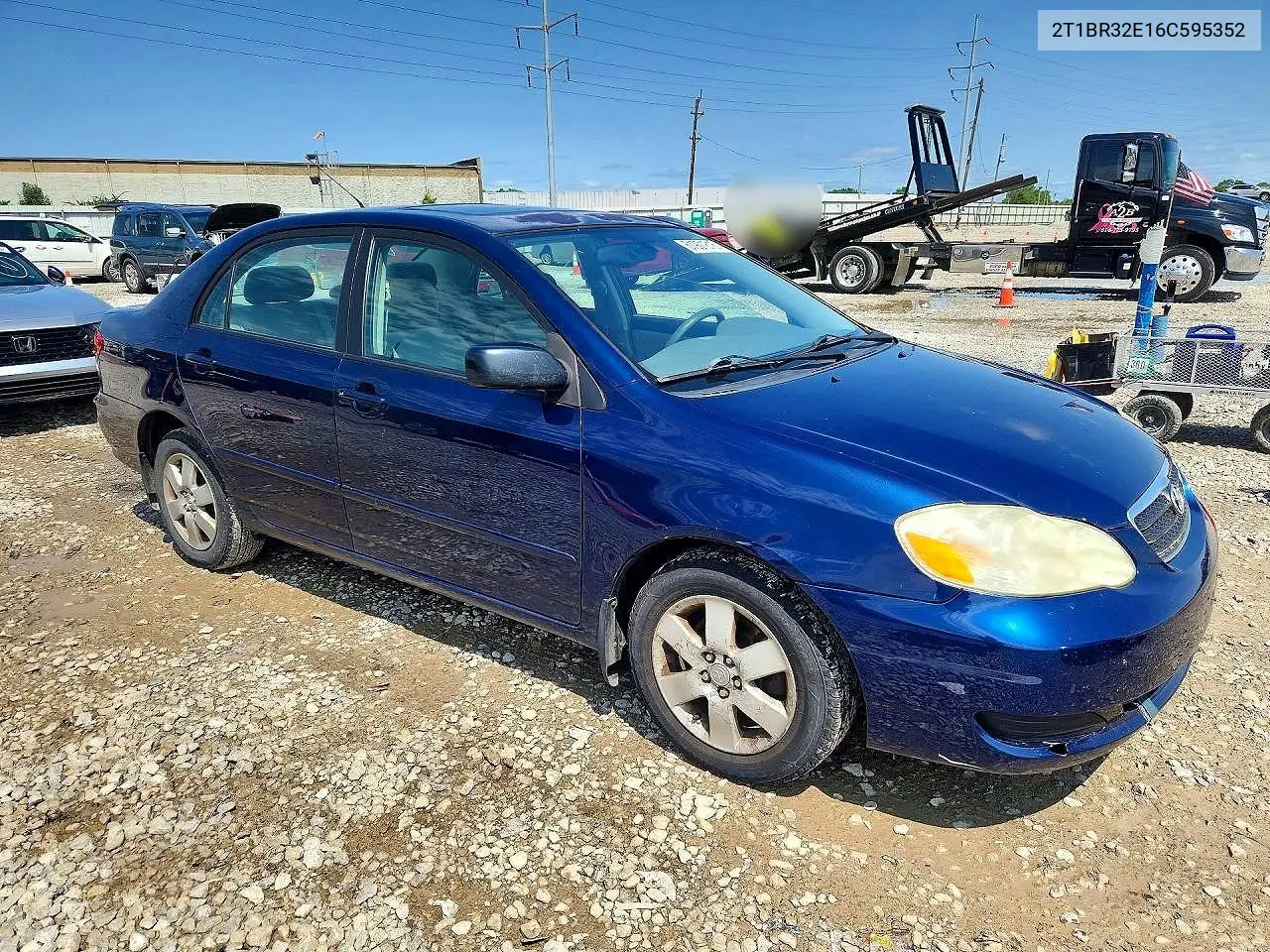 2006 Toyota Corolla Le VIN: 2T1BR32E16C595352 Lot: 61901816