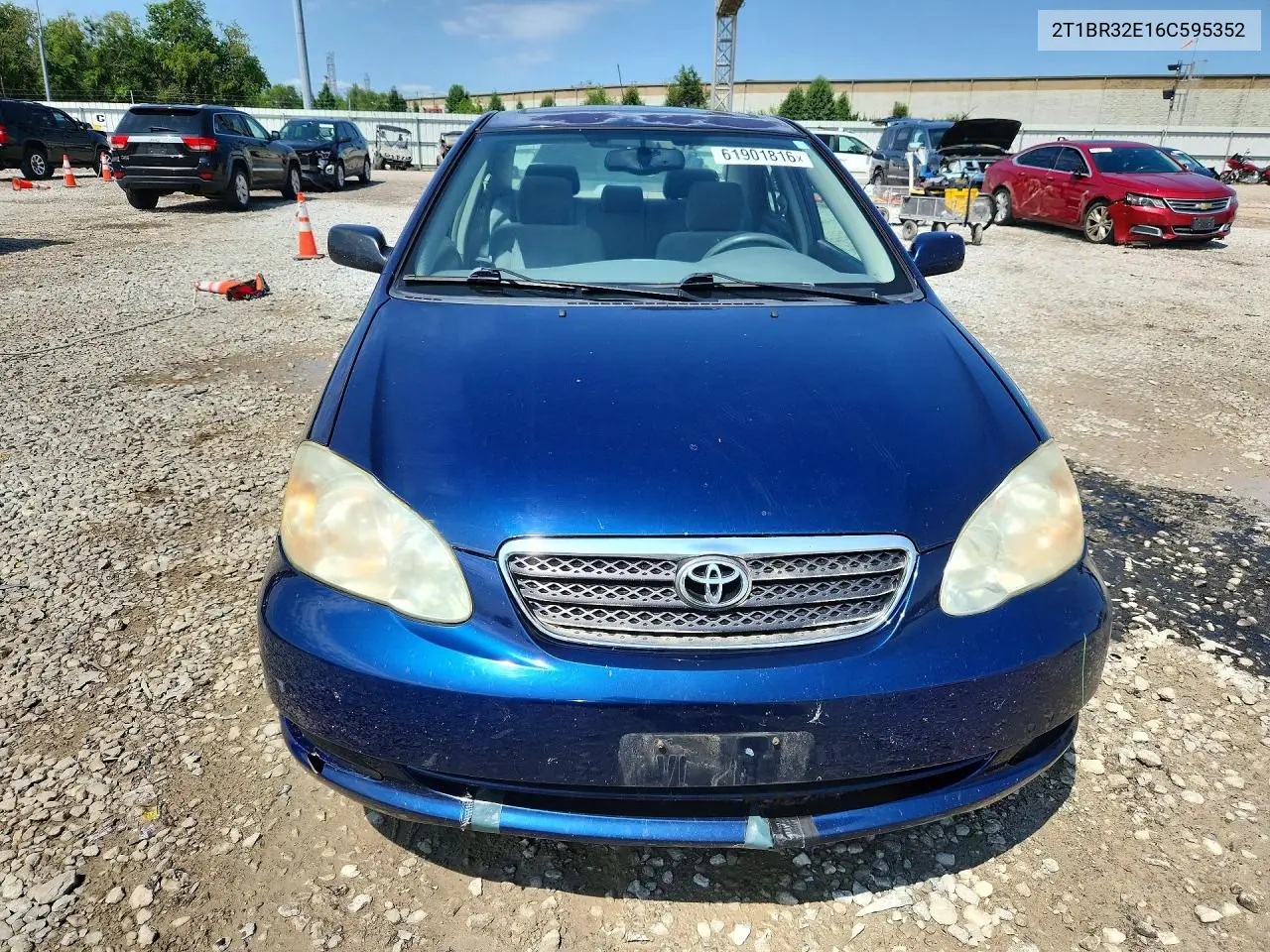 2006 Toyota Corolla Le VIN: 2T1BR32E16C595352 Lot: 61901816