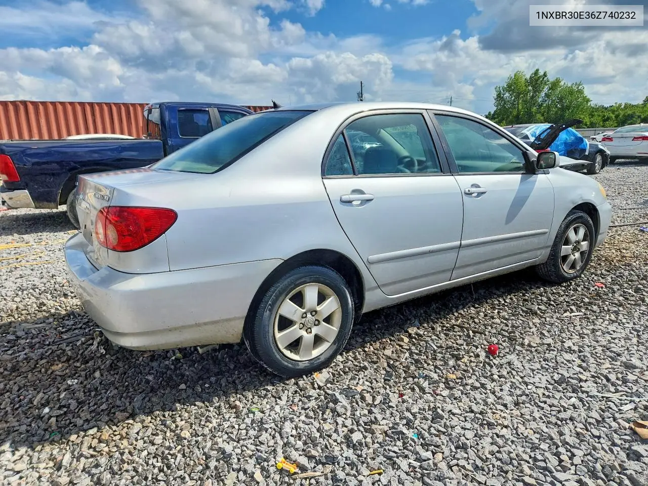 2006 Toyota Corolla Le VIN: 1NXBR30E36Z740232 Lot: 61935196