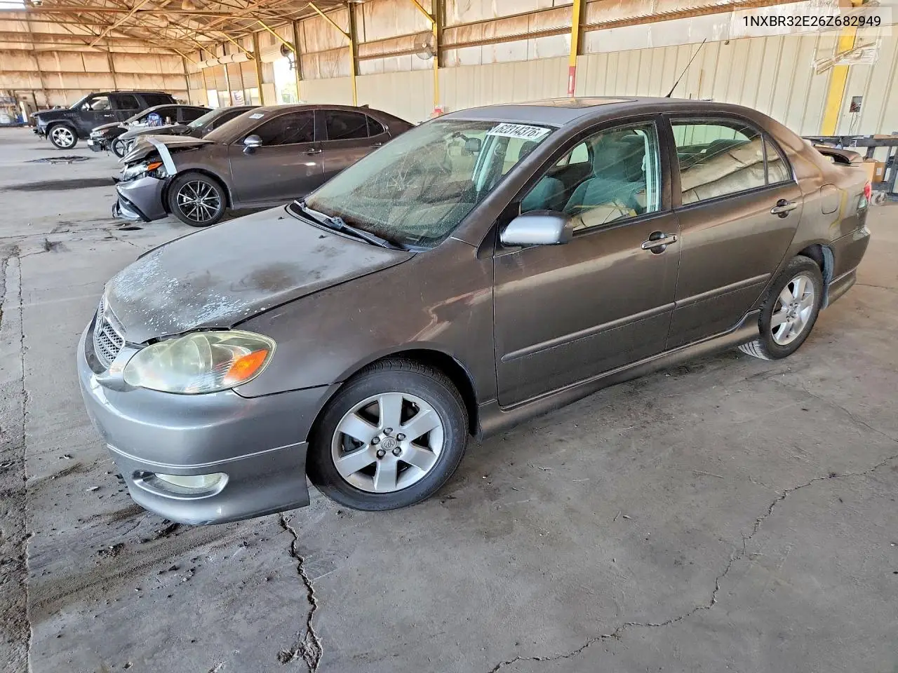 2006 Toyota Corolla S VIN: 1NXBR32E26Z682949 Lot: 62314376
