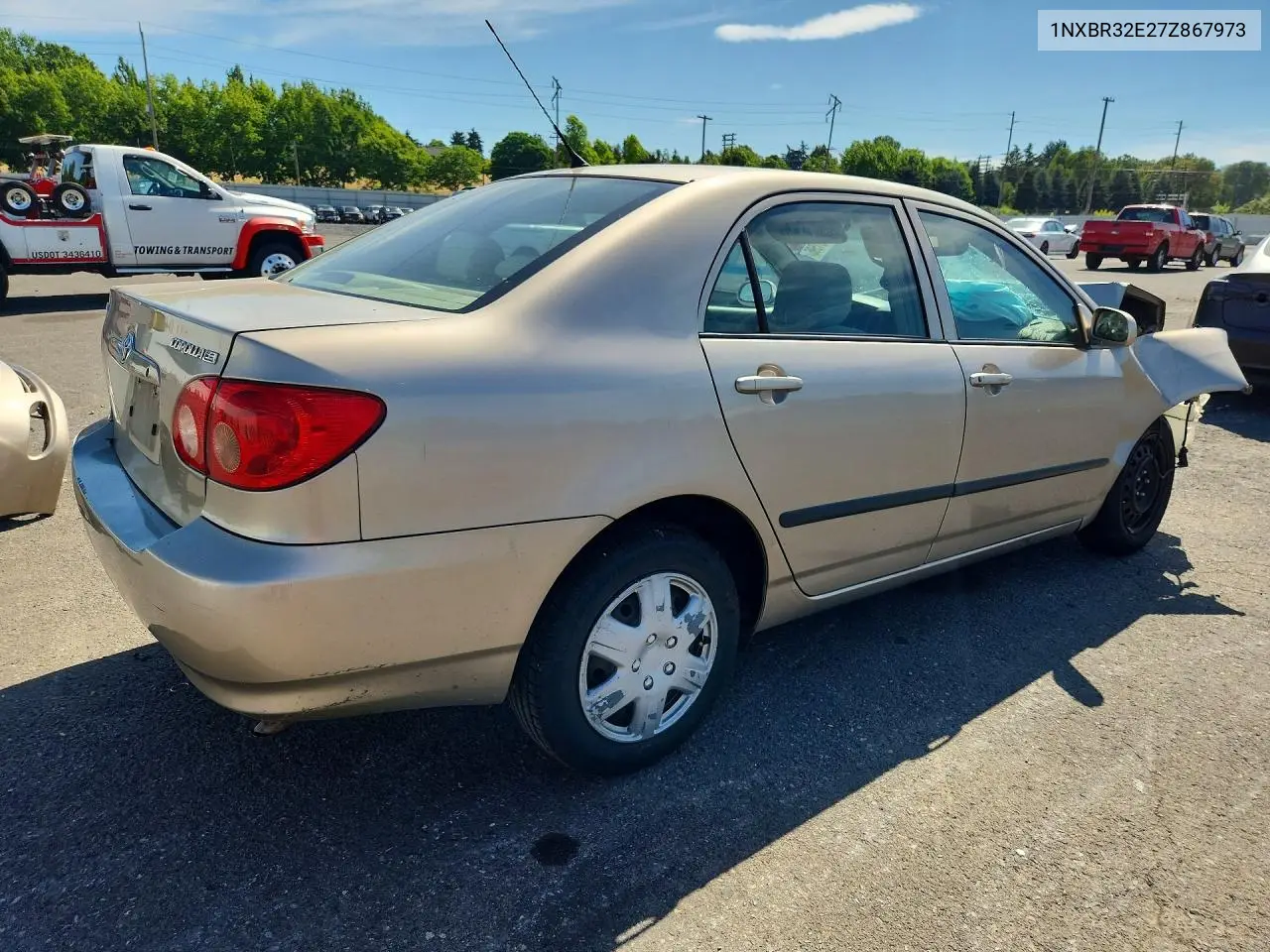 2007 Toyota Corolla Ce VIN: 1NXBR32E27Z867973 Lot: 58831596