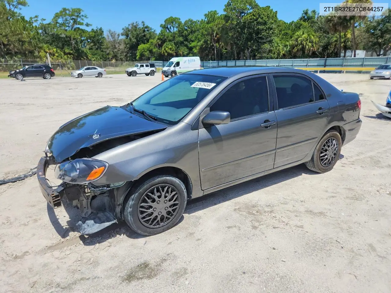 2007 Toyota Corolla Le VIN: 2T1BR32E27C844257 Lot: 60576456