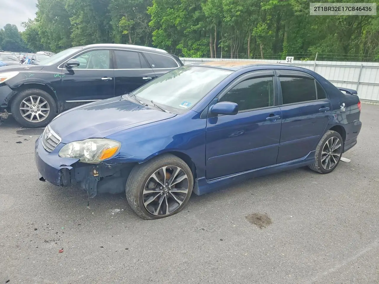 2007 Toyota Corolla S VIN: 2T1BR32E17C846436 Lot: 61900636