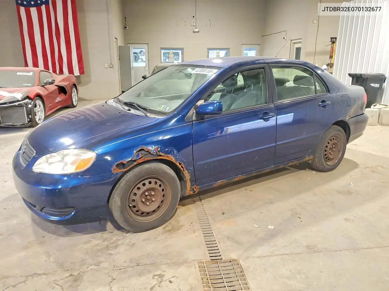 2007 Toyota Corolla Le VIN: JTDBR32E070132677 Lot: 62006106