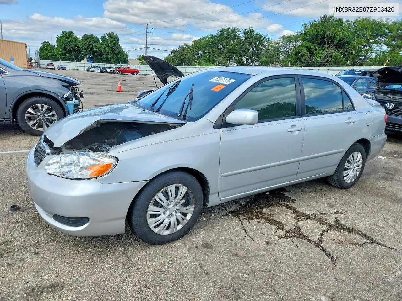 2007 Toyota Corolla Le VIN: 1NXBR32E07Z903420 Lot: 62071176