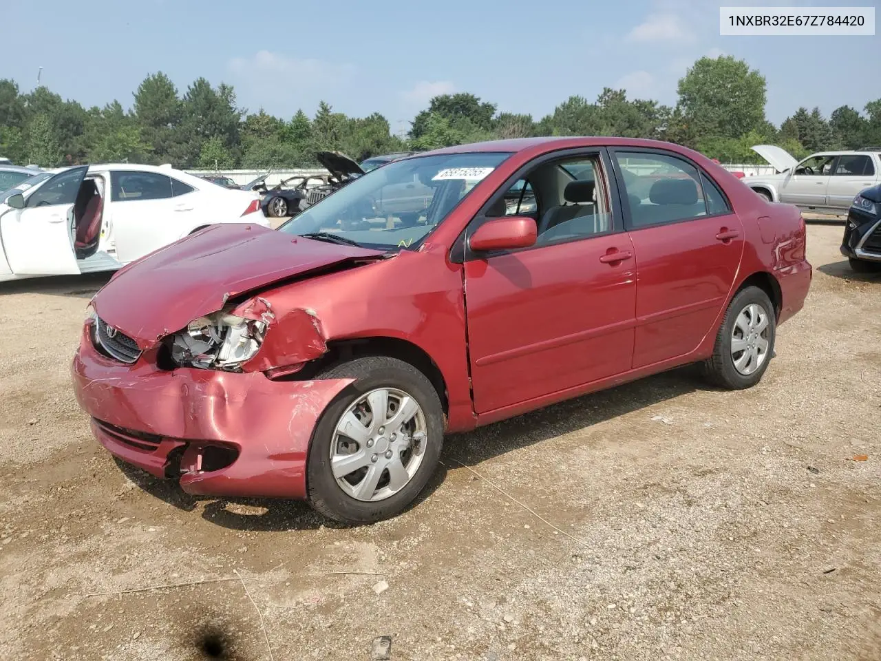 1NXBR32E67Z784420 2007 Toyota Corolla Le