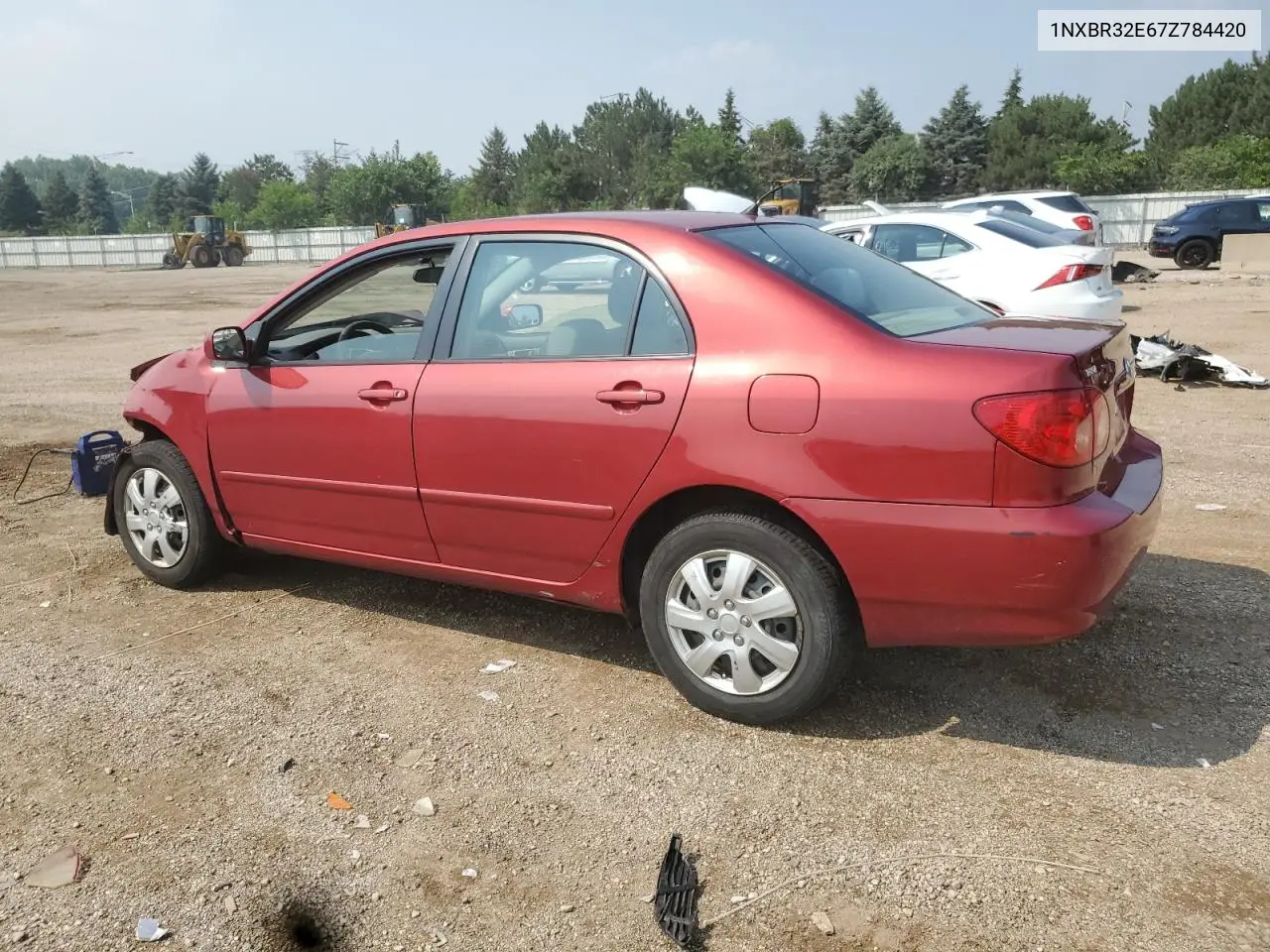 1NXBR32E67Z784420 2007 Toyota Corolla Le