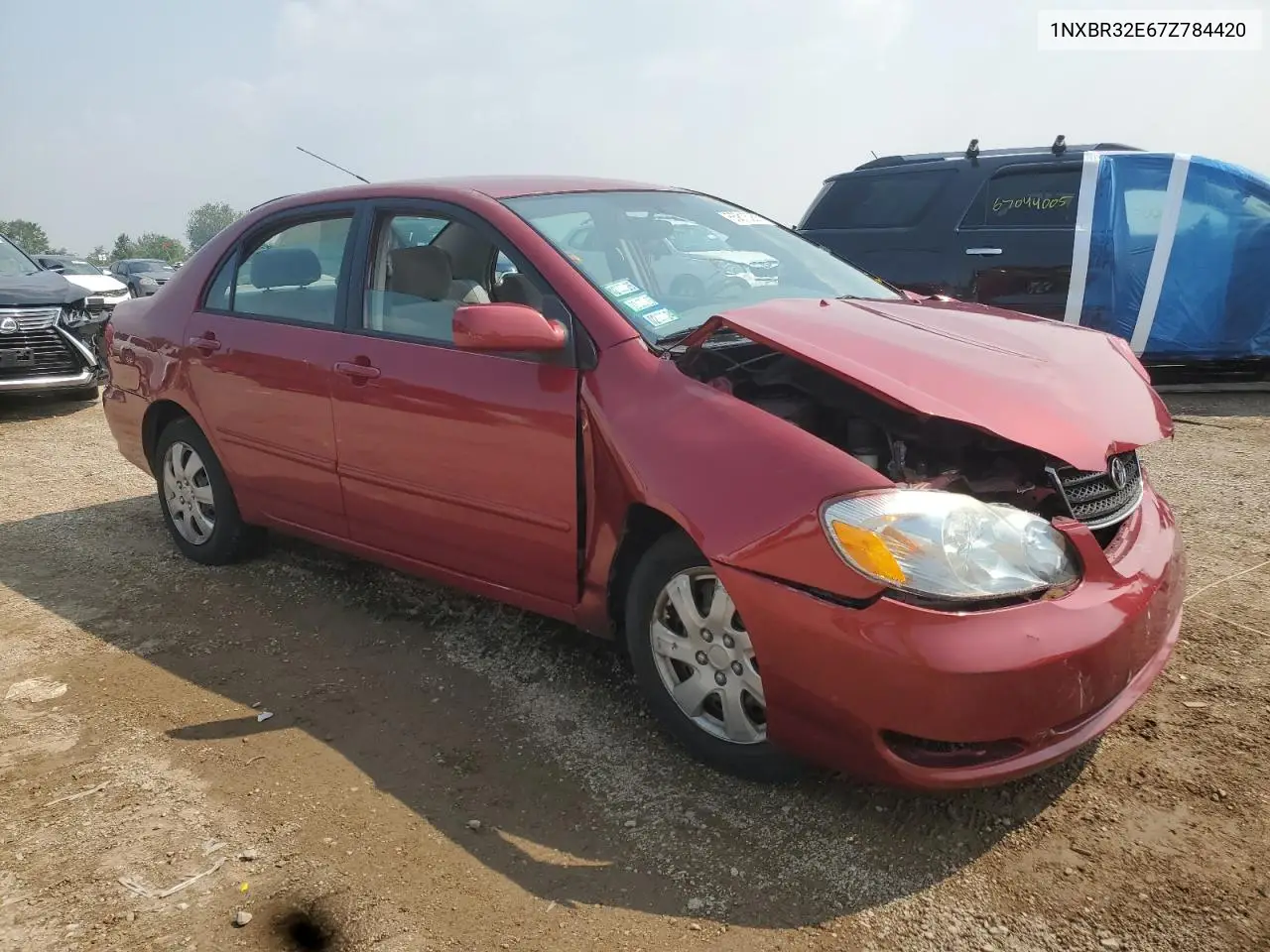 1NXBR32E67Z784420 2007 Toyota Corolla Le