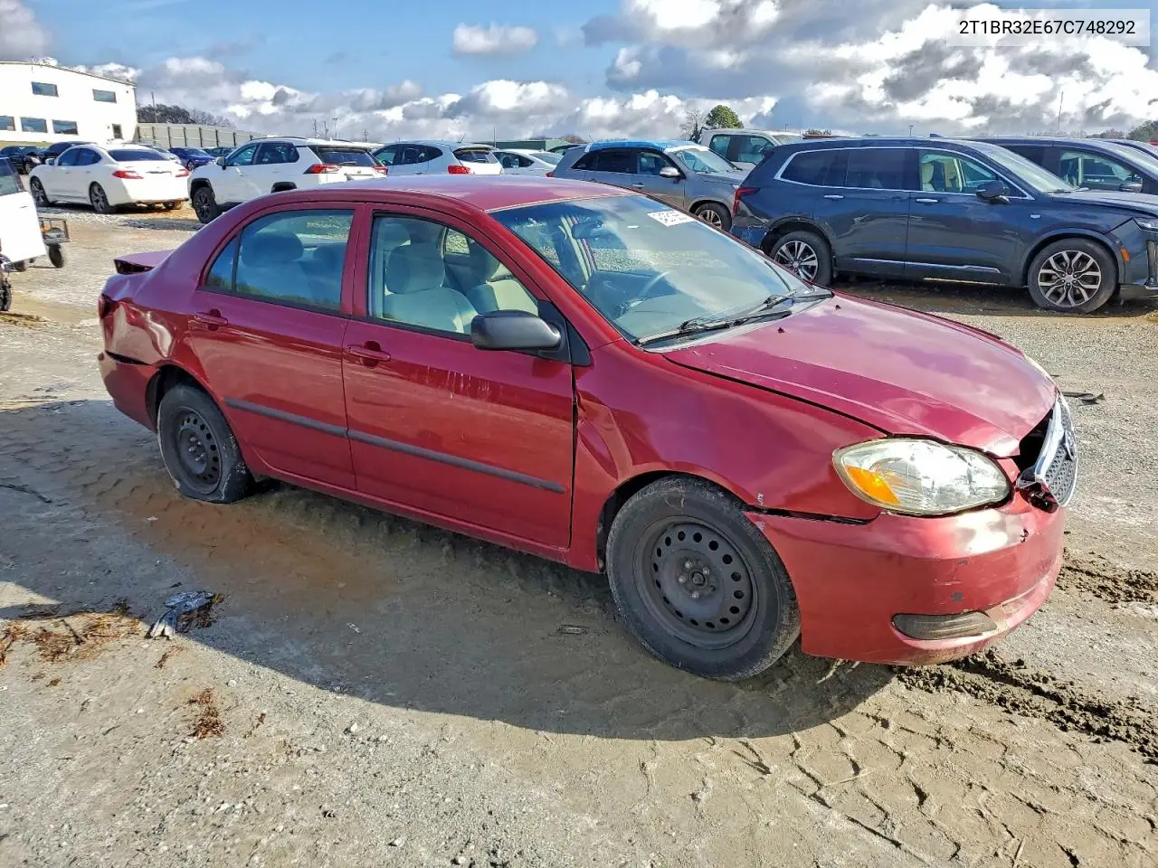 2T1BR32E67C748292 2007 Toyota Corolla Ce