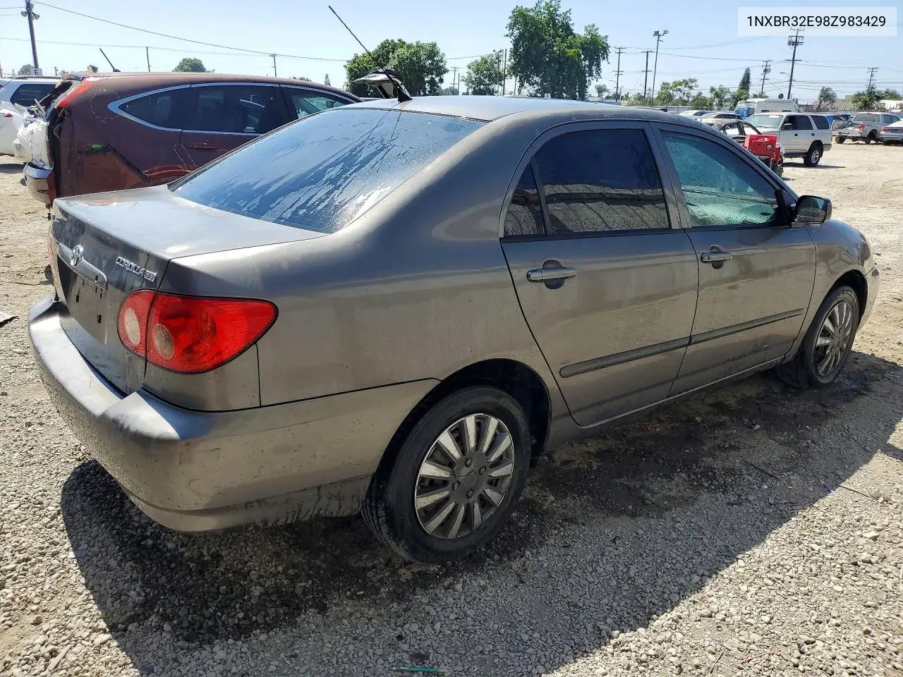 2008 Toyota Corolla Ce VIN: 1NXBR32E98Z983429 Lot: 57594306