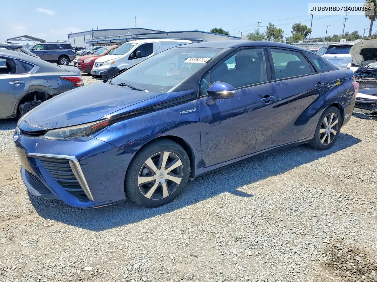 2008 Toyota Corolla Le VIN: JTDBVRBD7GA000354 Lot: 58656756