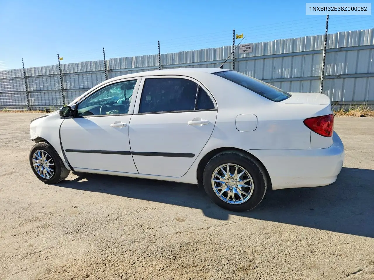 2008 Toyota Corolla Ce VIN: 1NXBR32E38Z000082 Lot: 62147006