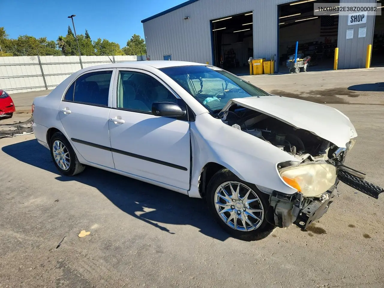 2008 Toyota Corolla Ce VIN: 1NXBR32E38Z000082 Lot: 62147006