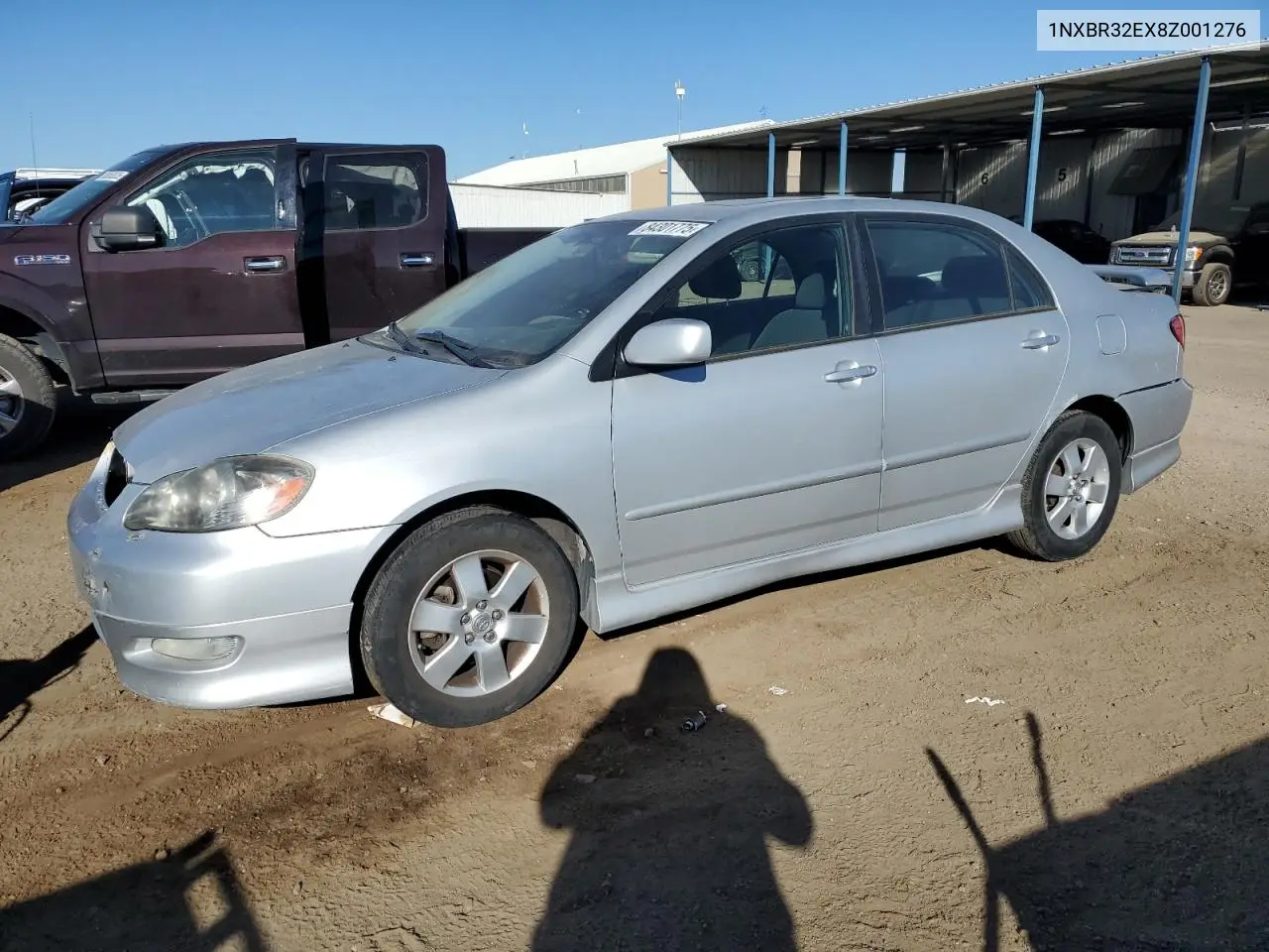 1NXBR32EX8Z001276 2008 Toyota Corolla Ce