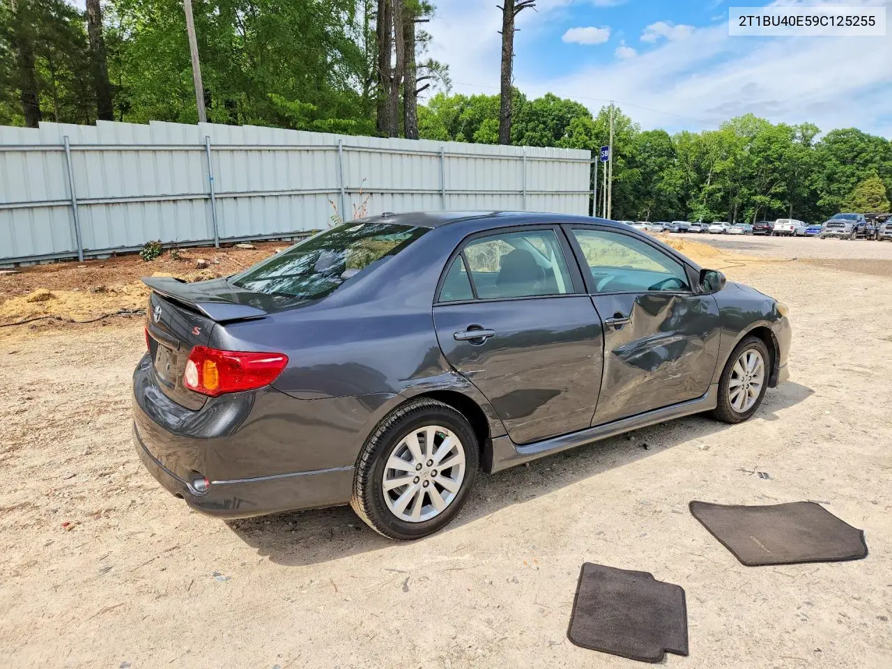 2009 Toyota Corolla S VIN: 2T1BU40E59C125255 Lot: 58545596