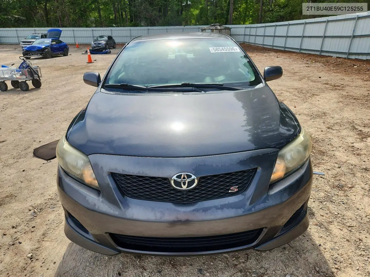 2009 Toyota Corolla S VIN: 2T1BU40E59C125255 Lot: 58545596