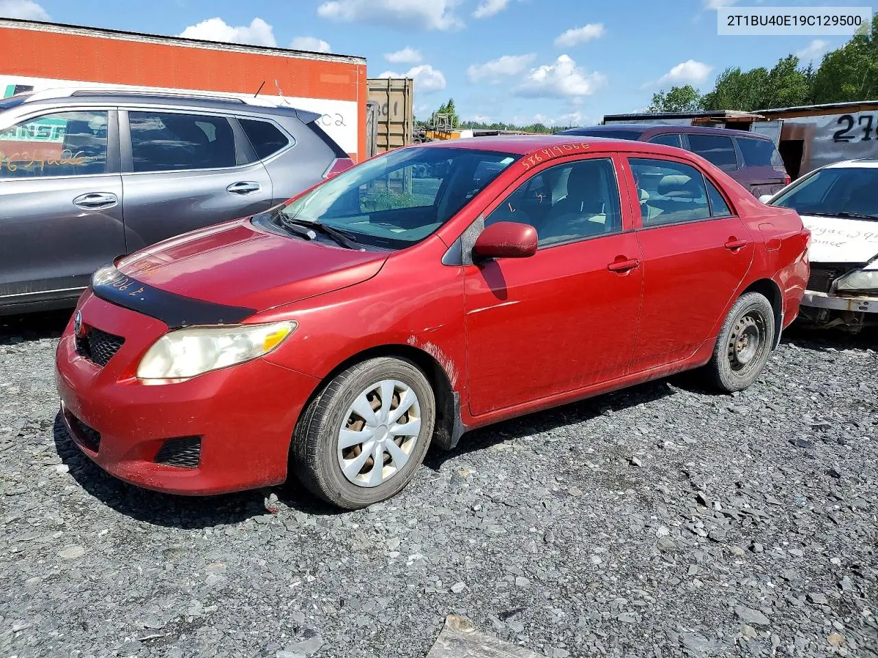 2009 Toyota Corolla Base VIN: 2T1BU40E19C129500 Lot: 58691906