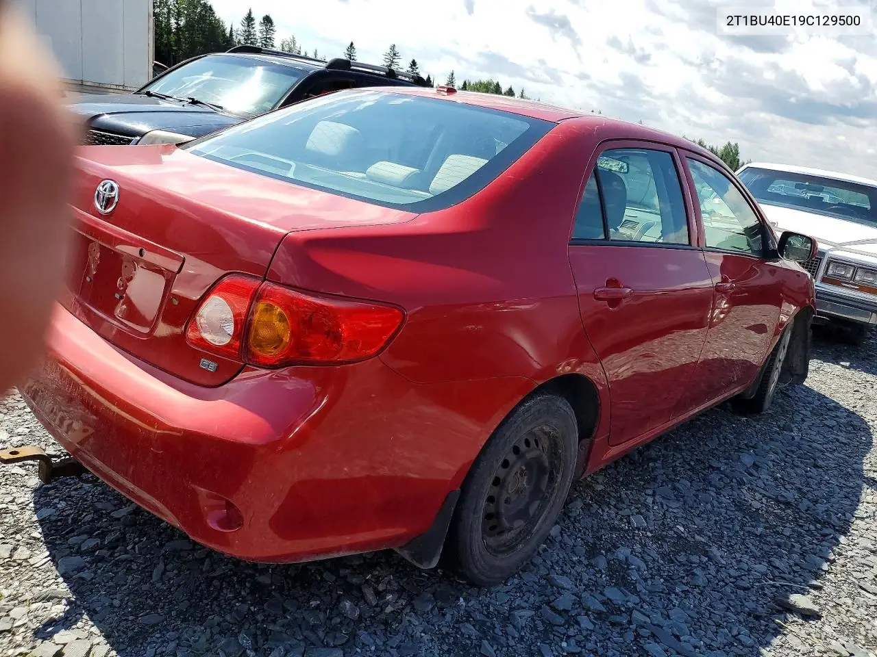 2009 Toyota Corolla Base VIN: 2T1BU40E19C129500 Lot: 58691906