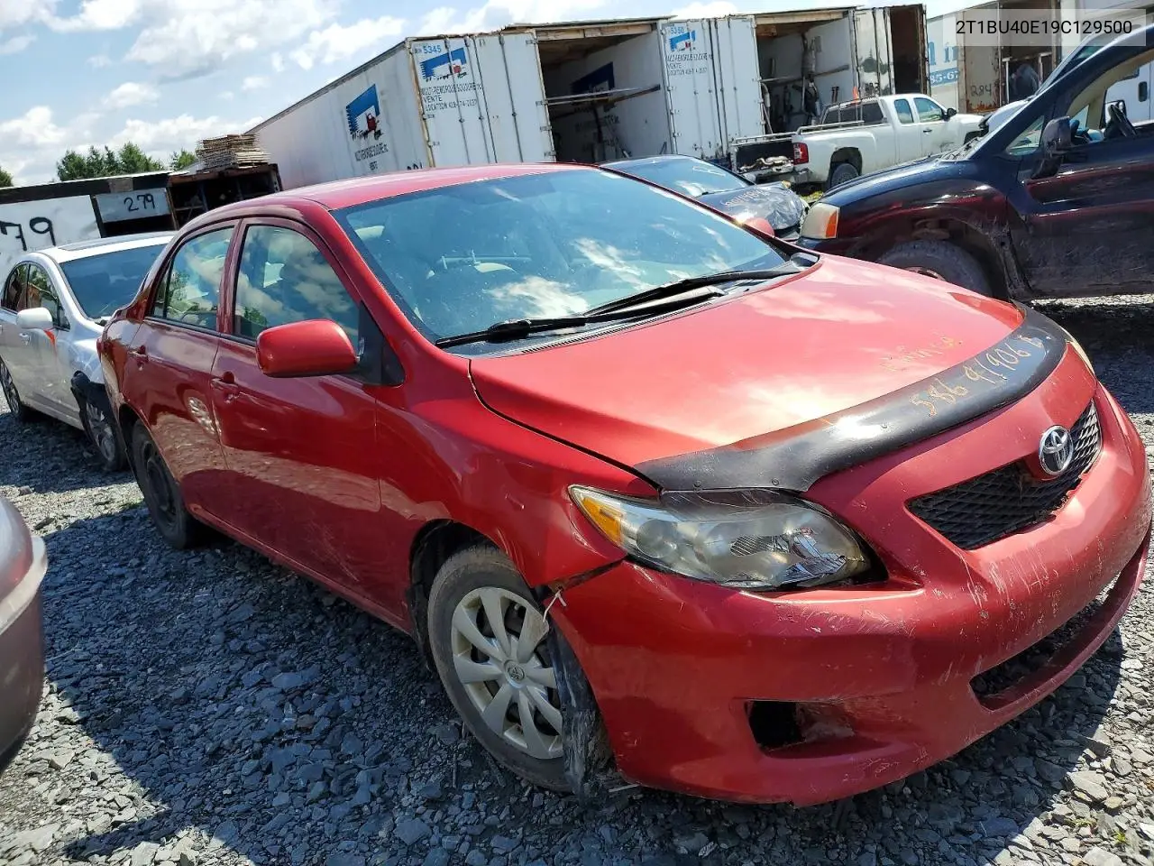 2009 Toyota Corolla Base VIN: 2T1BU40E19C129500 Lot: 58691906