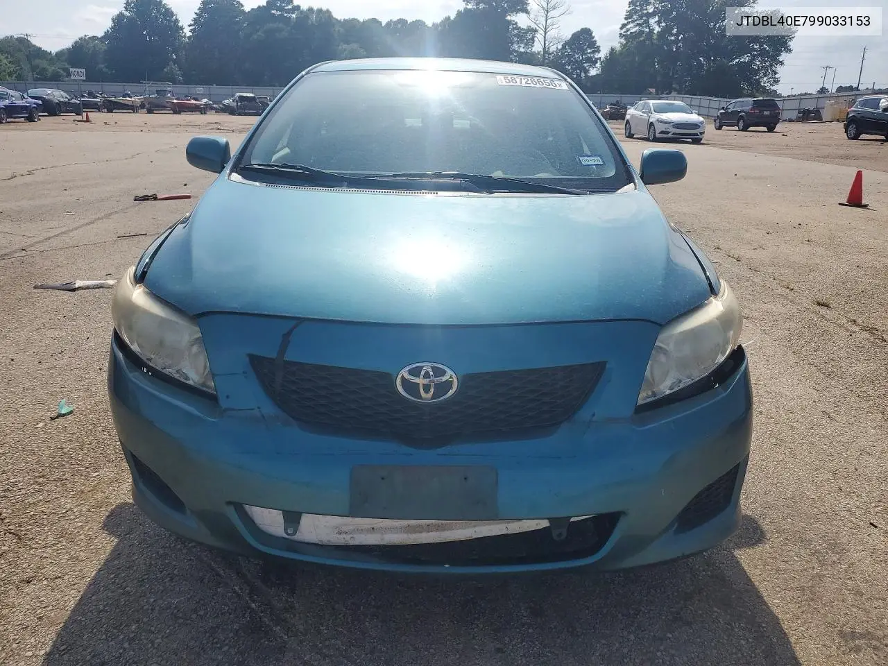 2009 Toyota Corolla Xle VIN: JTDBL40E799033153 Lot: 58726656