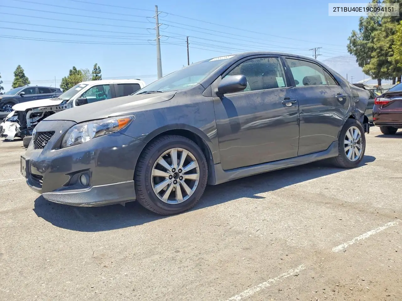 2009 Toyota Corolla S VIN: 2T1BU40E19C094151 Lot: 58832396