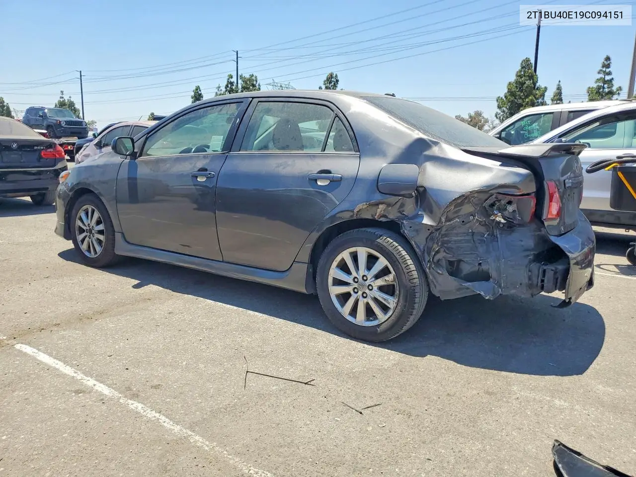 2009 Toyota Corolla S VIN: 2T1BU40E19C094151 Lot: 58832396