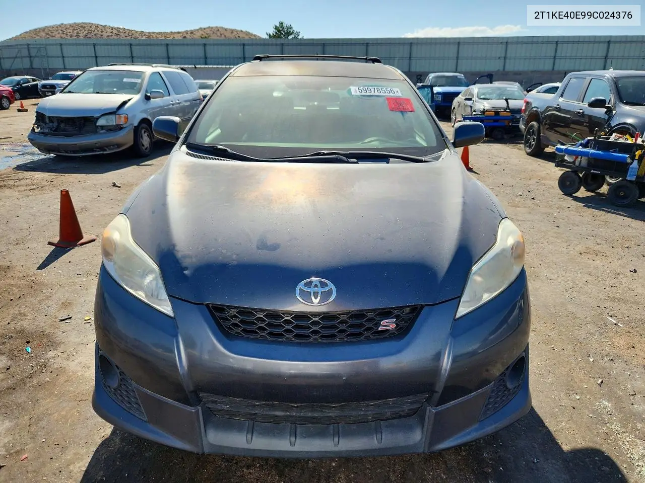 2009 Toyota Corolla Matrix S VIN: 2T1KE40E99C024376 Lot: 59978556