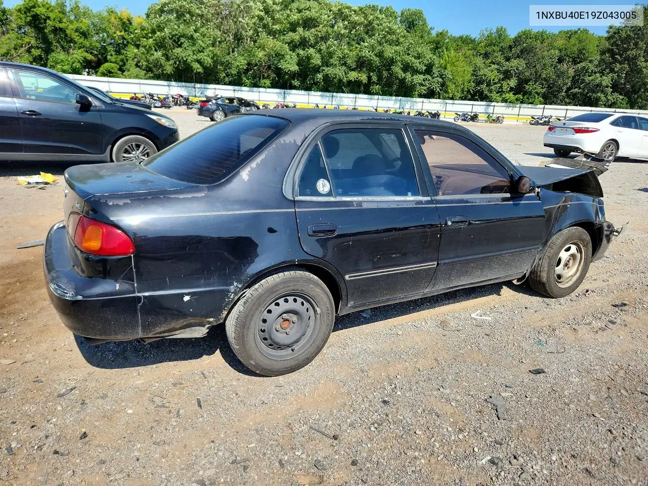2009 Toyota Corolla Base VIN: 1NXBU40E19Z043005 Lot: 60433946