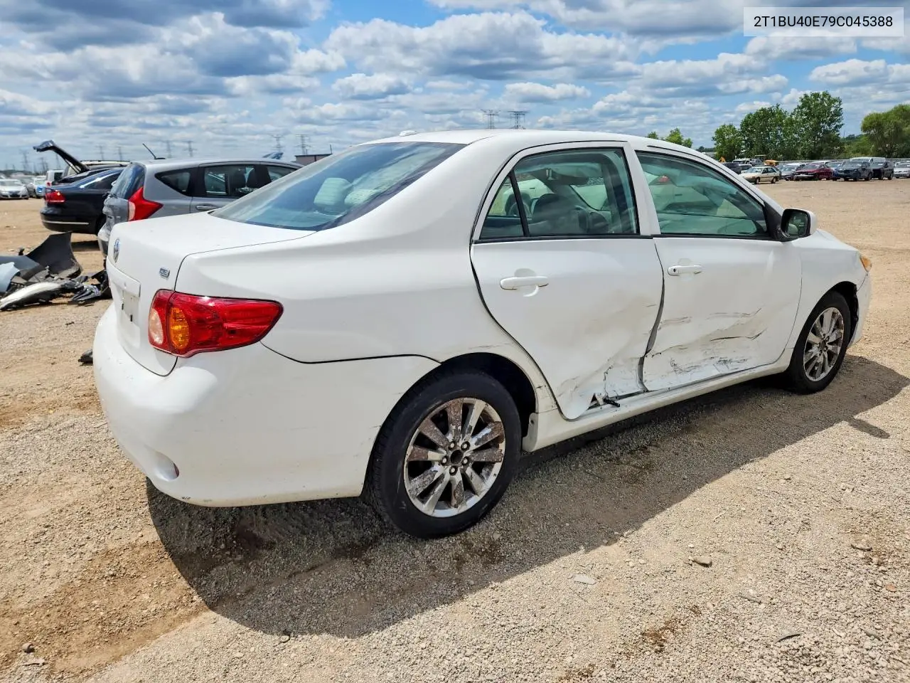 2009 Toyota Corolla Le VIN: 2T1BU40E79C045388 Lot: 61432546