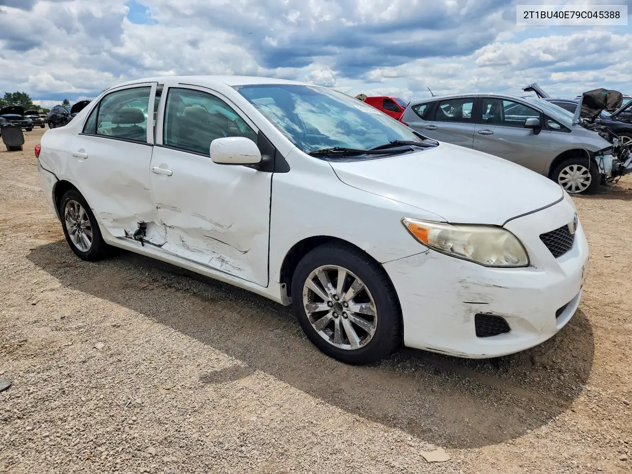 2009 Toyota Corolla Le VIN: 2T1BU40E79C045388 Lot: 61432546