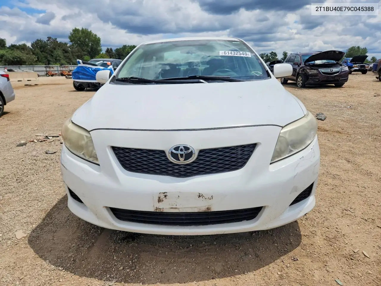 2009 Toyota Corolla Le VIN: 2T1BU40E79C045388 Lot: 61432546