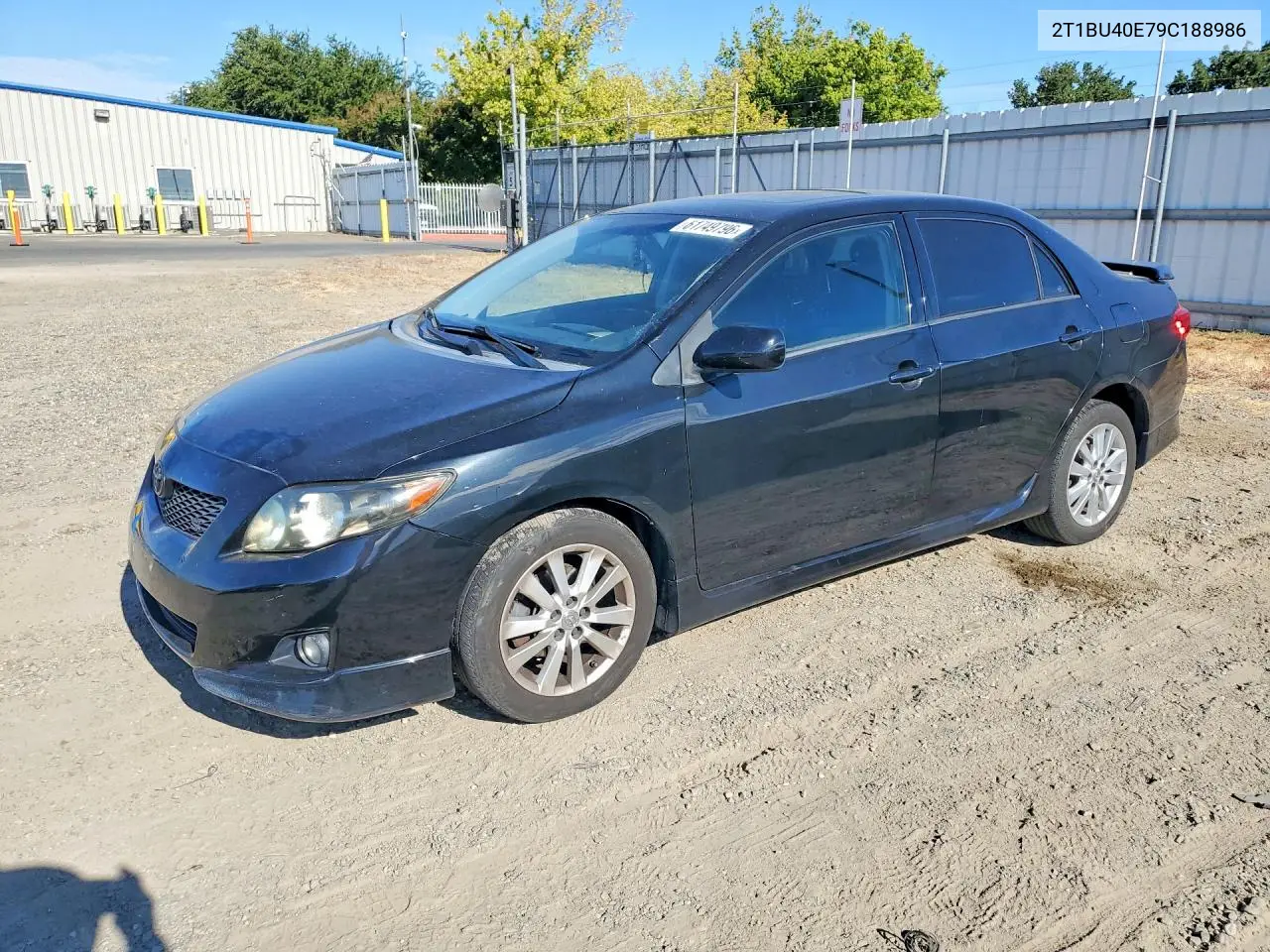 2009 Toyota Corolla S VIN: 2T1BU40E79C188986 Lot: 61749796