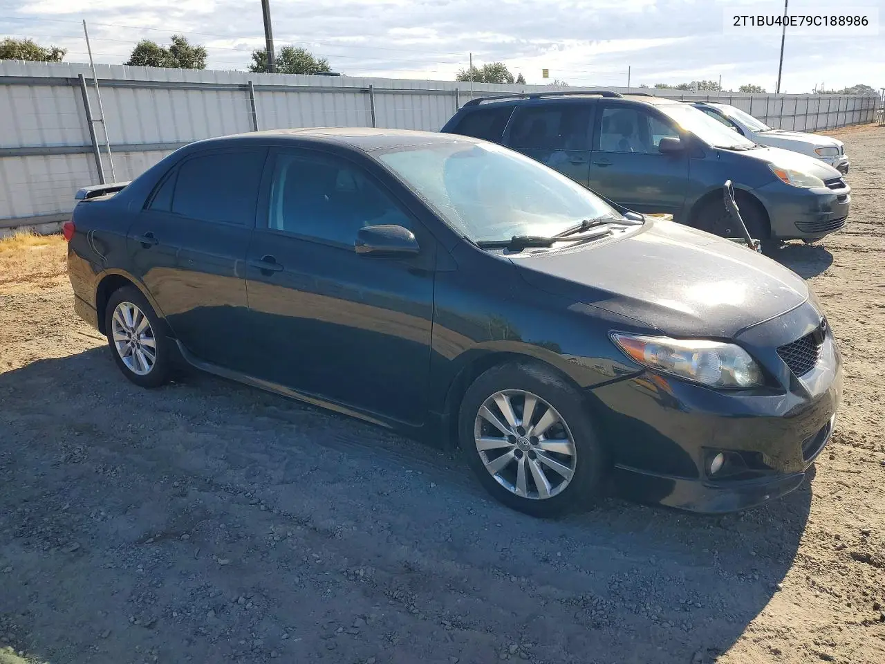 2009 Toyota Corolla S VIN: 2T1BU40E79C188986 Lot: 61749796