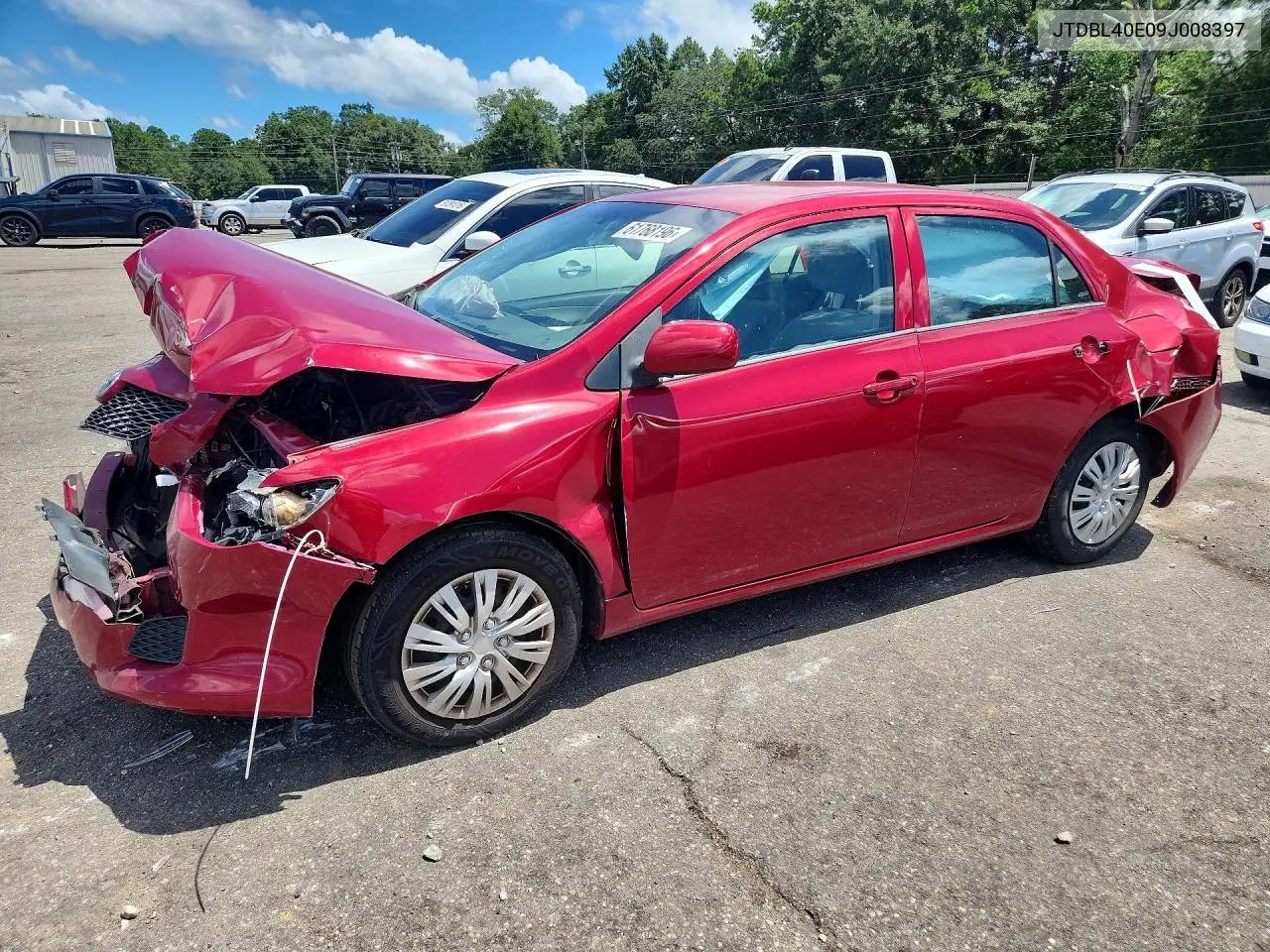 2009 Toyota Corolla Le VIN: JTDBL40E09J008397 Lot: 61768196