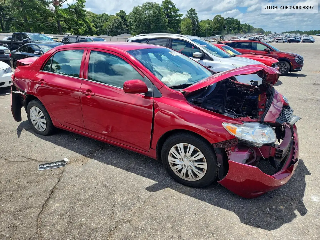 2009 Toyota Corolla Le VIN: JTDBL40E09J008397 Lot: 61768196