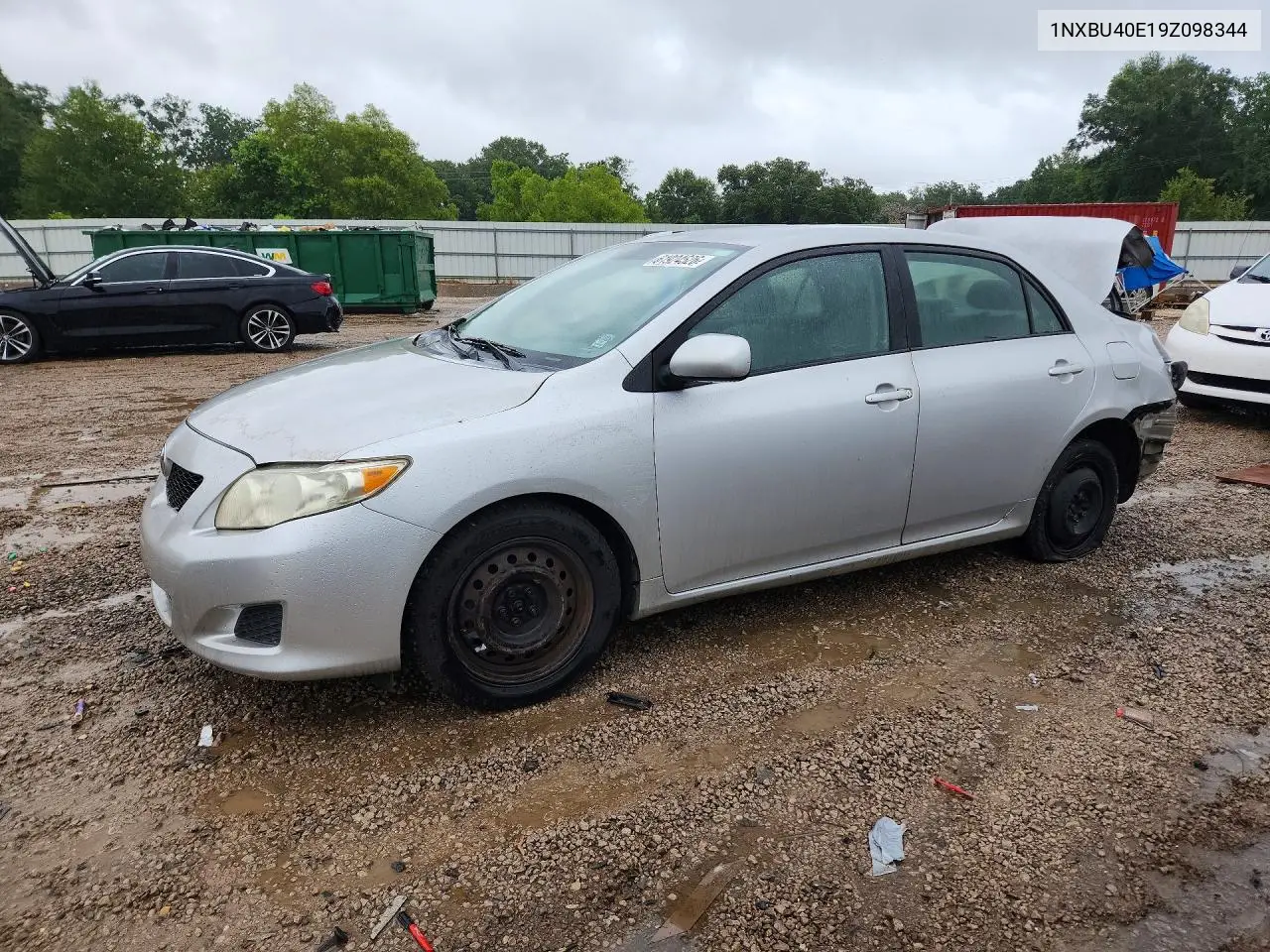 2009 Toyota Corolla Xle VIN: 1NXBU40E19Z098344 Lot: 61924526