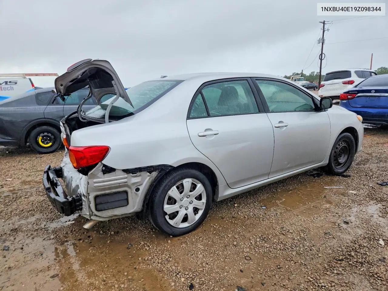 2009 Toyota Corolla Xle VIN: 1NXBU40E19Z098344 Lot: 61924526