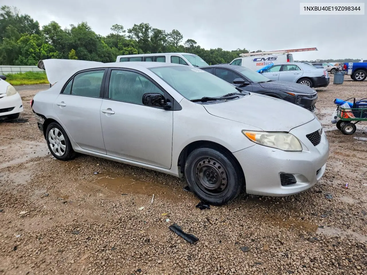 2009 Toyota Corolla Xle VIN: 1NXBU40E19Z098344 Lot: 61924526