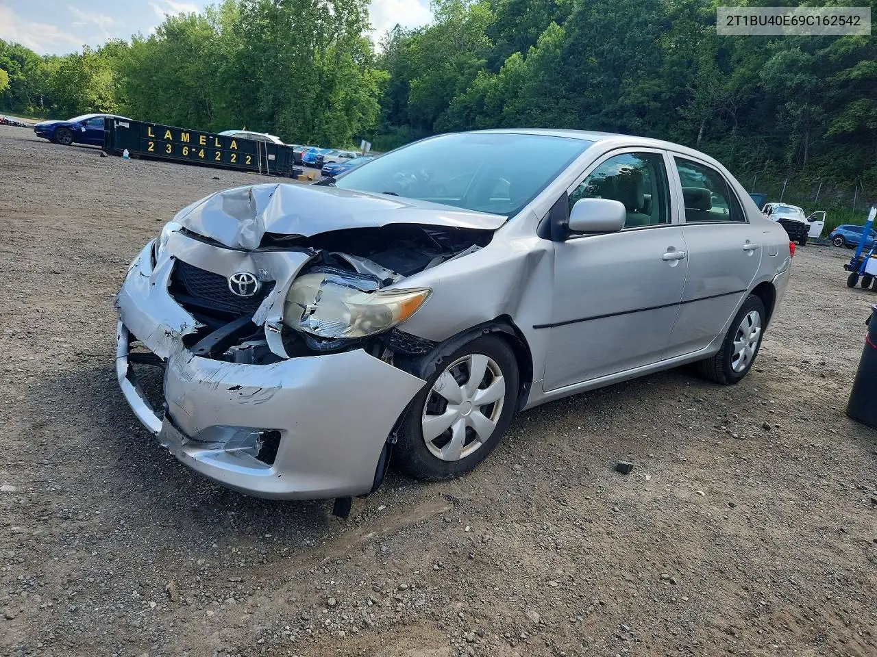 2009 Toyota Corolla Le VIN: 2T1BU40E69C162542 Lot: 61994596