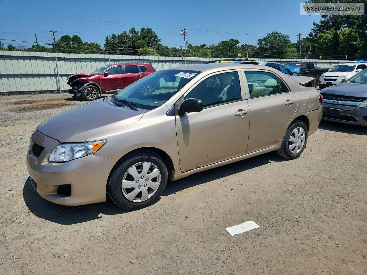 2009 Toyota Corolla Base VIN: 1NXBU40E99Z026579 Lot: 62073756