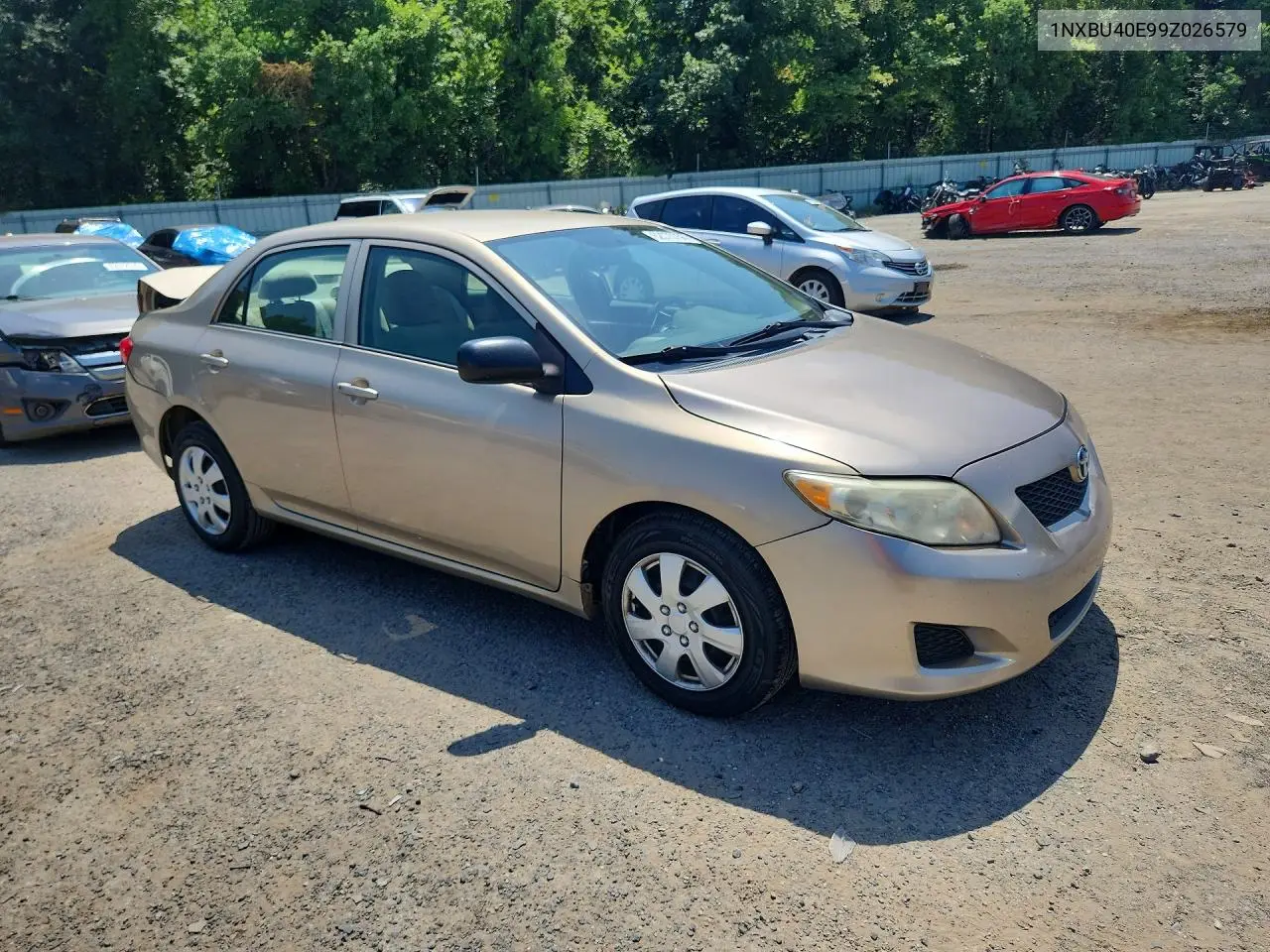 2009 Toyota Corolla Base VIN: 1NXBU40E99Z026579 Lot: 62073756