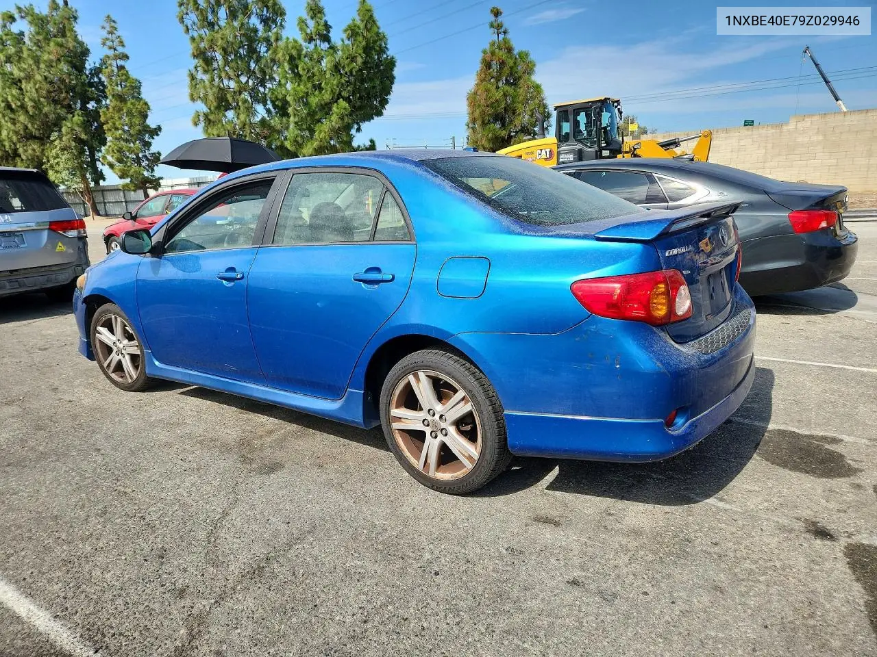 2009 Toyota Corolla Xrs VIN: 1NXBE40E79Z029946 Lot: 62158456